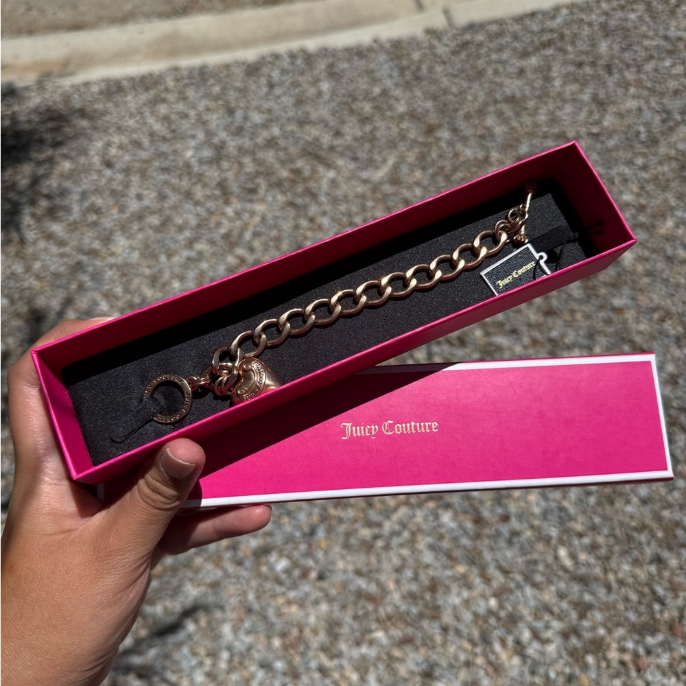 Juicy Couture Bronze Chain Bracelet
